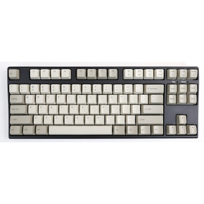 KBParadise V80 TKL Vintage Beige Mechanical Keyboard (Brown Cherry MX)