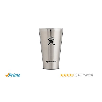 Amazon.com: Hydro Flask Vacuum Insulated True Pint, 16-Ounce, Classic Stainless: