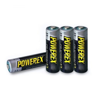 PowerEx Rechargeable AA 4-Pack - NiMH 2700 mAh