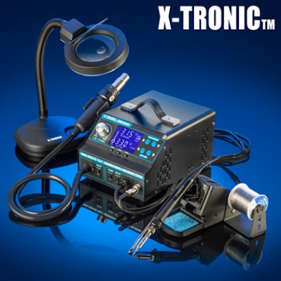 4 IN 1 X-TRONIC 9020-XTS HOT AIR REWORK SOLDERING IRON STATION