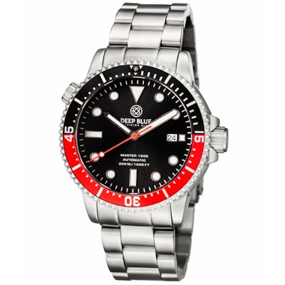 MASTER 1000 AUTOMATIC  DIVER BLACK/RED BEZEL -BLACK DIAL - MASTER 1000 COLLECTIO