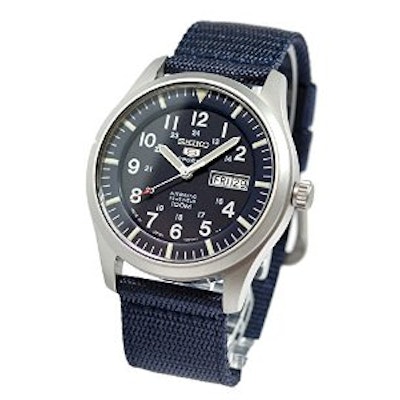 Amazon.com: Seiko Men's SNZG11J1 5 Sports Blue Watch: Watches