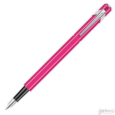 Caran d'Ache 849 Swiss Made Fountain Pen, Fluorescent Pink
