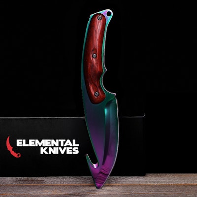 Real Gut Knife Fade - Elemental Knives