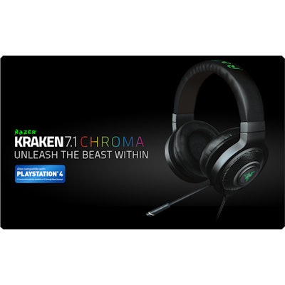 Razer Kraken 7.1 Chroma Gaming Headset: Surround Sound Gaming Headset