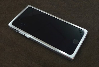 Veleno Designs - Titanium iPhone Case with Tritium Buttons