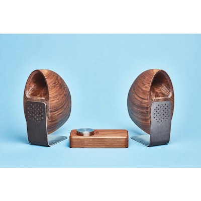 Grovemade Walnut Wood Speakers