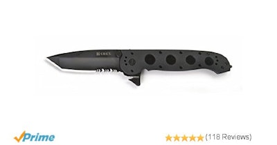 Columbia River Knife and Tool M16-14ZLEK Law Enforcement Tanto Serra