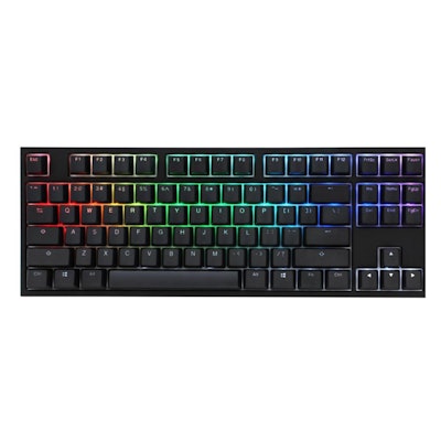 Ducky One 2 RGB TKL RGB LED  Double Shot PBT Mechanical Keyboard with Cherry MX 