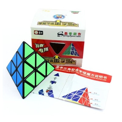  Shengshou Pyraminx Speedcubing Black Puzzle