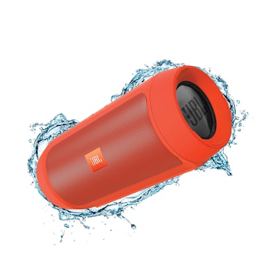 JBL Charge 2+ Splashproof Portable Bluetooth Speaker (Orange)