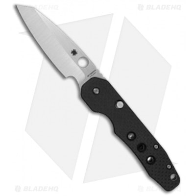 Spyderco Smock Flipper Knife Carbon Fiber (3" S30V Satin) - Blade HQ