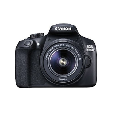 Canon EOS 1300D DSLR Camera with EF-S18-55 DC III