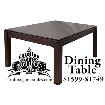 Dining Game Table: One Table for Everyday Dining and Game Night! Carolina Game T