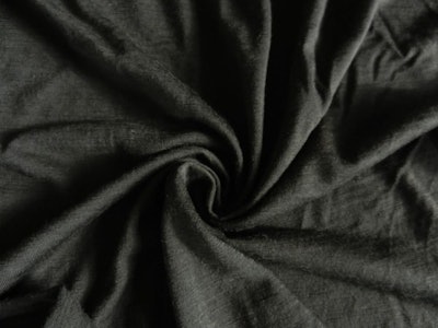DIY:  New Zealand Merino And Fabrics Black Onyx 100% Merino Jersey Knit 160g
