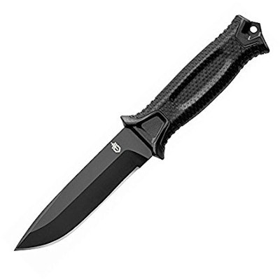 Gerber StrongArm Fixed Blade Knife, Fine Edge, Black [30-001038N] 
