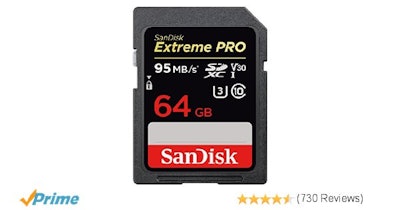 SanDisk Extreme Pro 64GB SDXC UHS-I Memory Card 