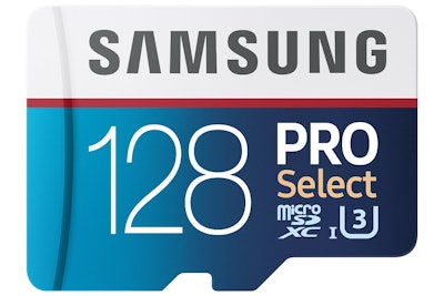 Samsung 128GB 95MB/s PRO Select Micro SDXC Memory Card w/ Adapter