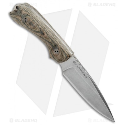 Bradford Knives Guardian3 Fixed Blade 3D Camo Micarta (3.5" False Edge/M390/SW) 