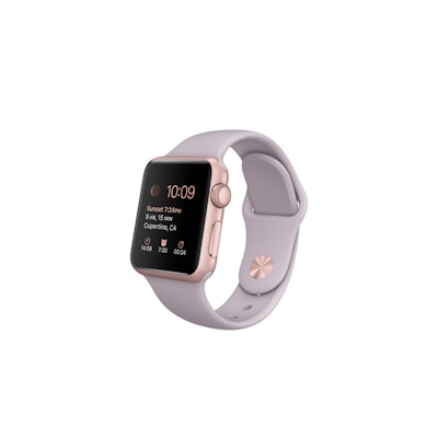 Apple Watch Sport - 38mm Rose Gold Aluminium Case with Lavender Sport Band  - Ap