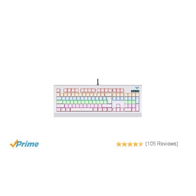 Amazon.com: AULA Demon King Mechanical Gaming Keyboard, Rainbow Backlit Clicky B