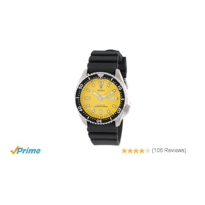 Amazon.com: Seiko Men's SKXA35 Stainless Steel Automatic Dive Watch: Seiko: Watc