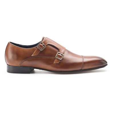 Double Monk Strap Shoes - Heel & Buckle London Shoes - Premium Leather Shoes - M