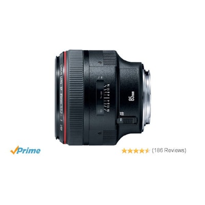 Amazon.com : Canon EF 85mm f1.2L II USM Lens for Canon DSLR Cameras - Fixed : Ca