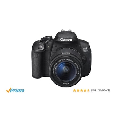 Amazon.com : Canon EOS 700D + EF-S 18-55mm 3.5-5.6 IS STM - International Versio