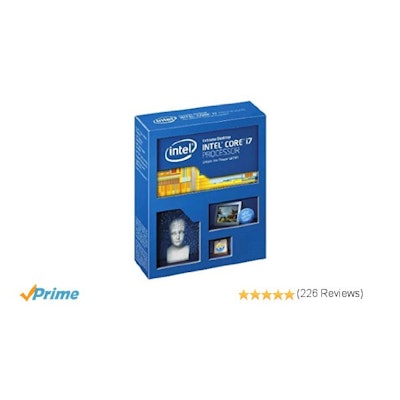 Amazon.com: Intel Core i7-5820K Haswell-E 6-Core 3.3GHz LGA 2011-v3 140W Desktop