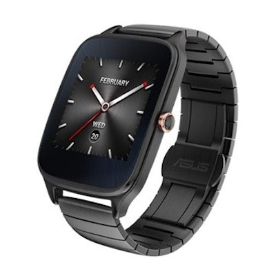 ASUS WI501Q ZenWatch 2 1.63-inch AMOLED 4GB Smart Watch-Gray Metal >