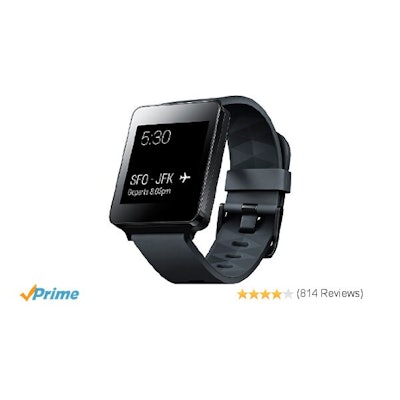 Amazon.com: LG Electronics G Watch - Black: Cell Phones & Accessories