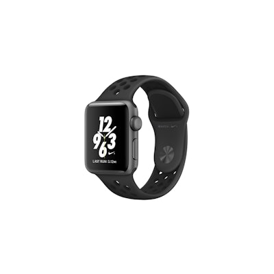 Apple Watch Nike+, 42mm Space Gray Aluminum Case with Anthracite/Black Nike Spor