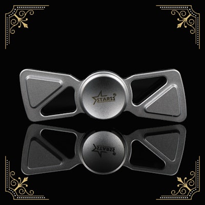 Starss Dual Spinner – Silver | Spinetic Fidget Spinners