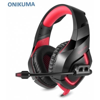 ONIKUMA K1 LED Light Gaming Headset with Mic 