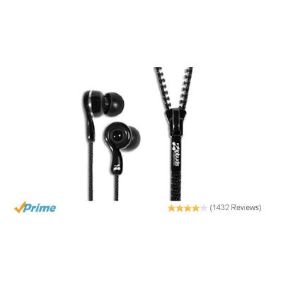 Amazon.com: Zipbuds JUICED 2.0 Never Tangle Zipper Earbuds Featuring ComfortFit2
