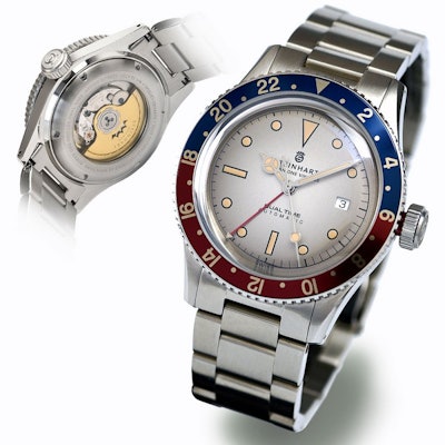 Ocean 1 vintage Dual Time Premium - Diver Watches  - Steinhartwatches