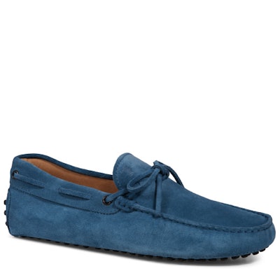 Gommino Driving Shoes in Suede blue man XXM0GW05470RE0U218 | Store Tod's