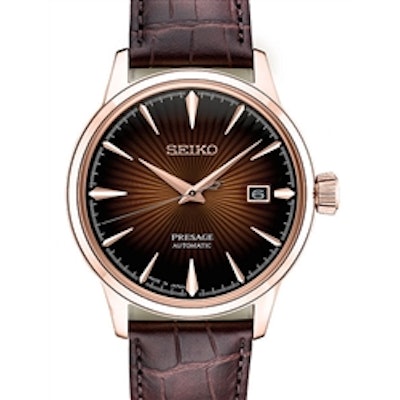 Seiko Presage "Cocktail Time" Automatic Dress Watch with 40mm Case, and Hardlex 