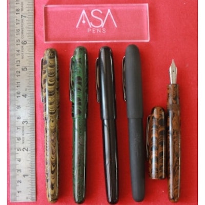 ASA Patriot 3-in-1 Filling Ebonite Fountain Pen - ASAPENS | India | Buy Online |