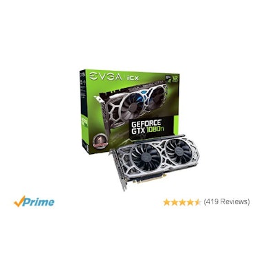 Amazon.com: EVGA GeForce GTX 1080 Ti SC2 GAMING, 11GB GDDR5X, iCX Technology - 9
