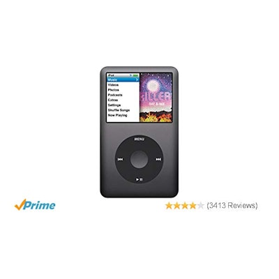 Amazon.com: Apple iPod classic 160 GB Black (7th Generation) (In Plain White Box