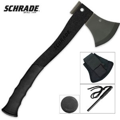 Schrade SCAXE2L Survival 15.7-Inch Hatchet