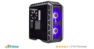 Cooler Master MasterCase H500P ATX Mid-Tower Case with Two 200mm RGB