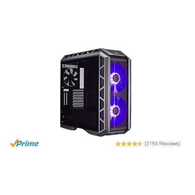Cooler Master MasterCase H500P ATX Mid-Tower Case with Two 200mm RGB