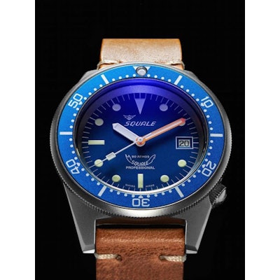 Squale Watch  | Squale 1521-026 blue blasted  | Squale 50 Atmos