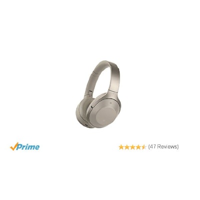 Amazon.com: Sony Premium Noise Cancelling, Bluetooth Headphone, Grey Beige (MDR1
