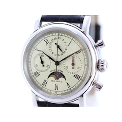 SEAGULL M199S Moonphase Mechanical Chronograph Men's Watch with ST1908 Movement
