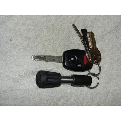 Titanium Key Ring Door Knocker/ Self Defense Stick by Ti Rod Tactical™