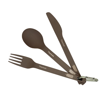 VARGO Titanium Spoon/Fork/Knife